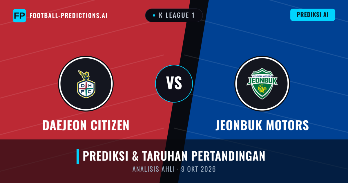 Daejeon Citizen vs Jeonbuk Motors — prediksi dan pratinjau pertandingan