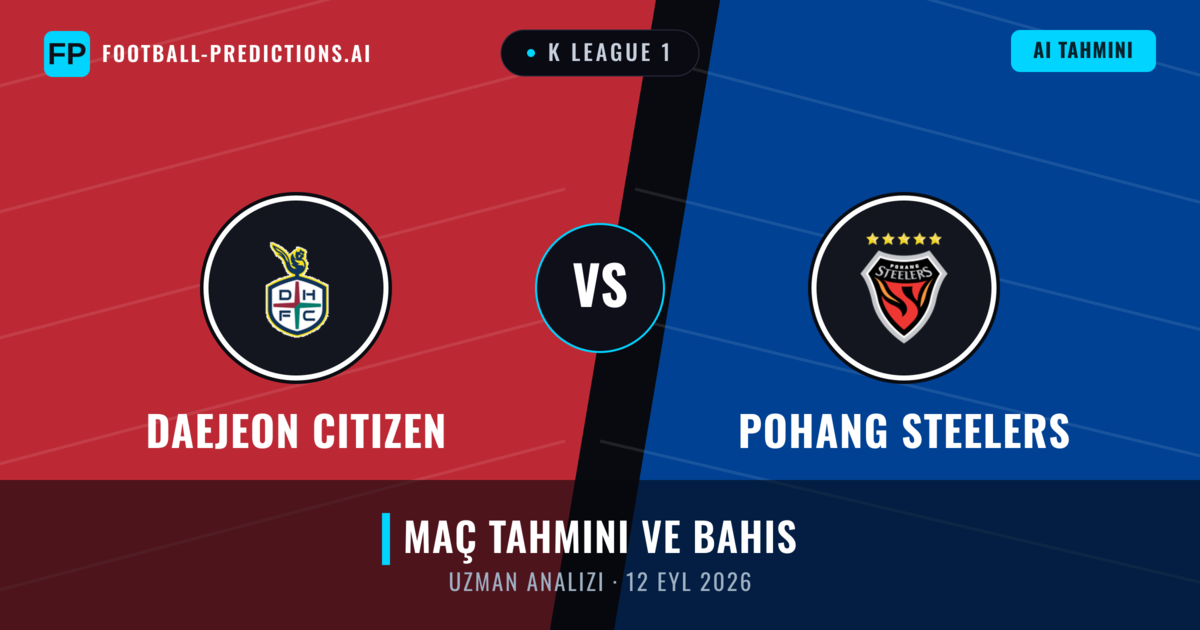 Daejeon Citizen - Pohang Steelers — maç tahmini ve önizleme