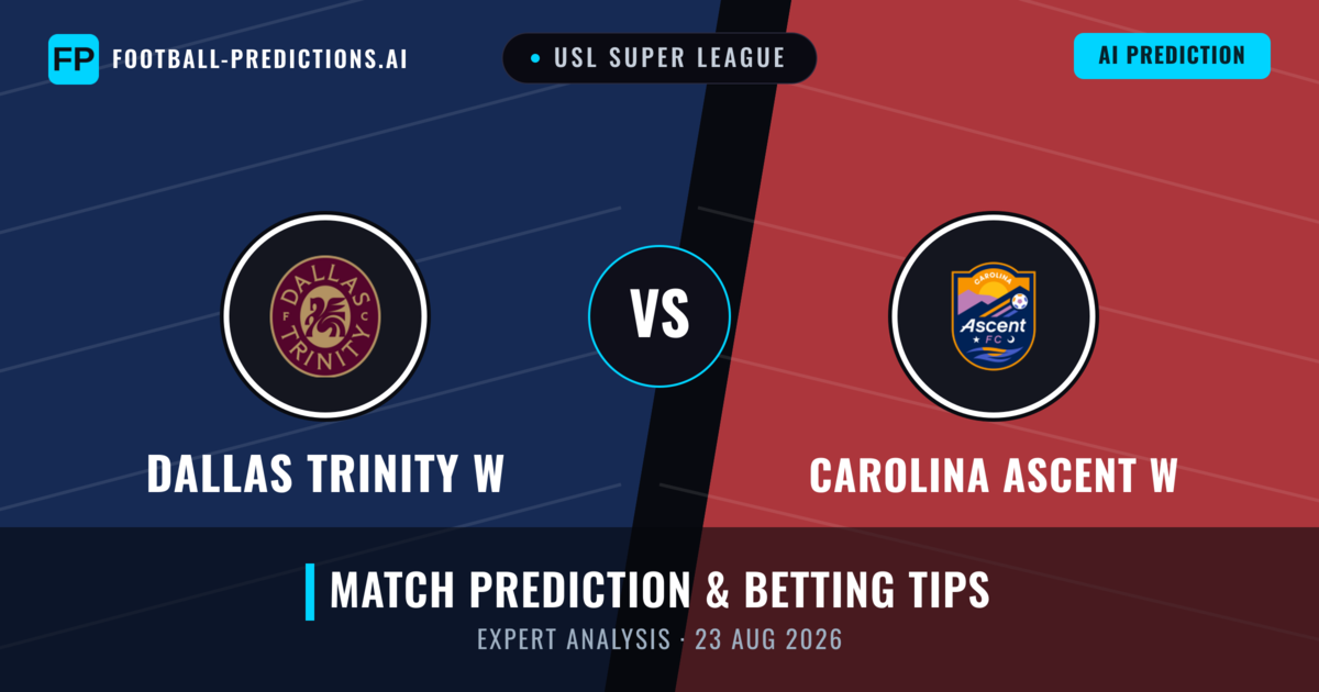 Dallas Trinity W vs Carolina Ascent W — match prediction & preview