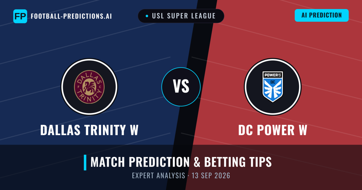 Dallas Trinity W vs DC Power W — match prediction & preview