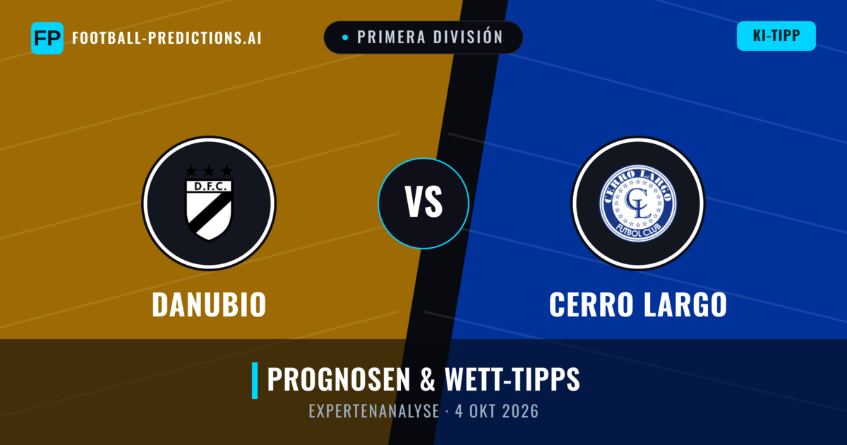 Danubio vs Cerro Largo — Prognose und Spielvorschau