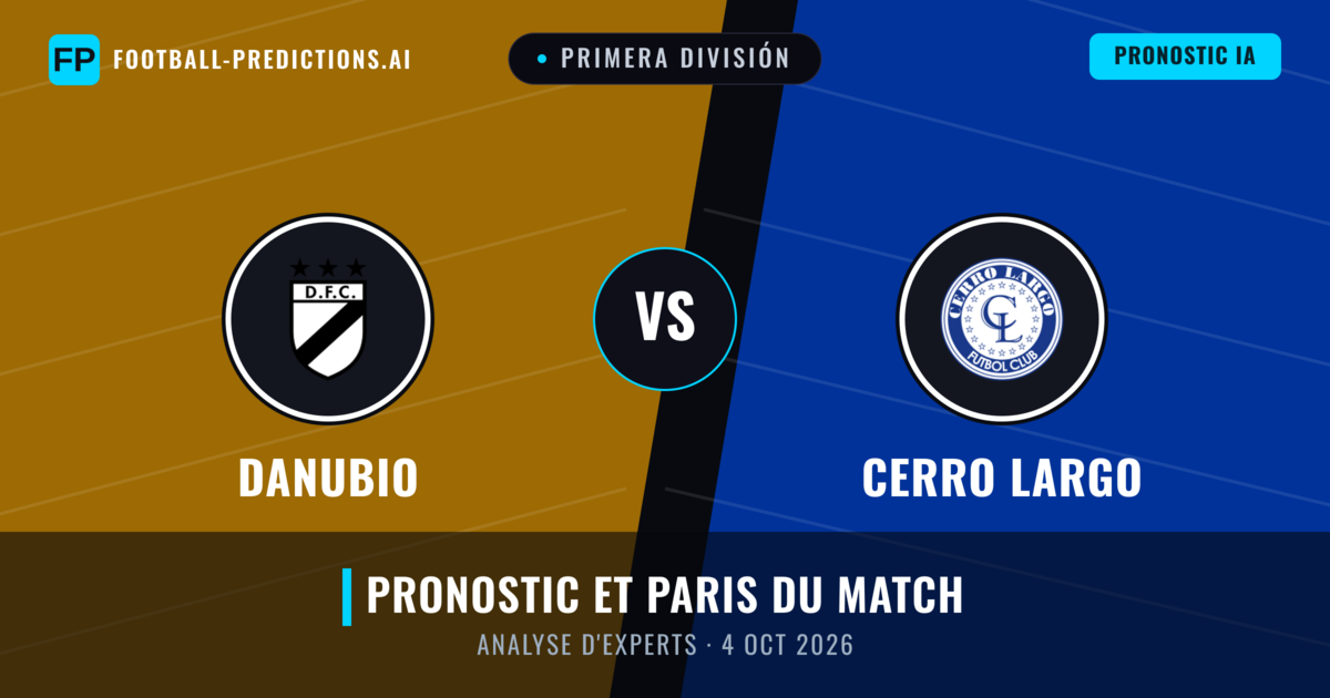 Danubio vs Cerro Largo — pronostic et avant-match