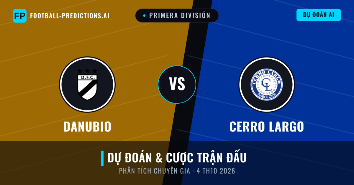 Danubio vs Cerro Largo — dự đoán và xem trước trận đấu