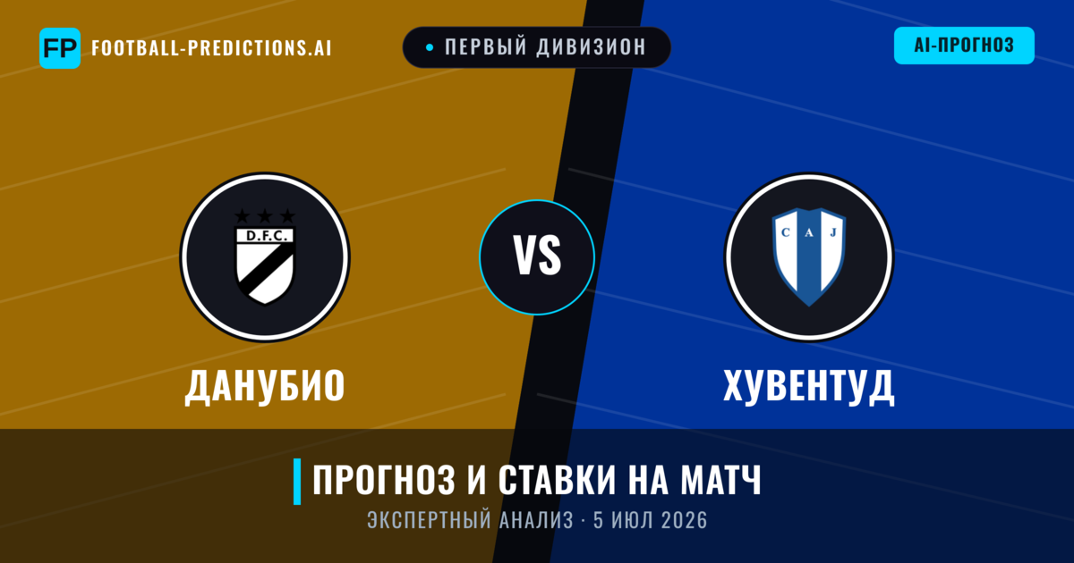 Данубио – Хувентуд — прогноз и превью матча