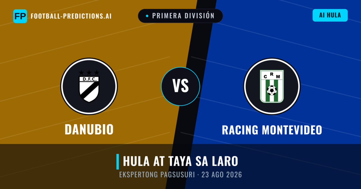 Danubio vs Racing Montevideo — hula at preview ng laban