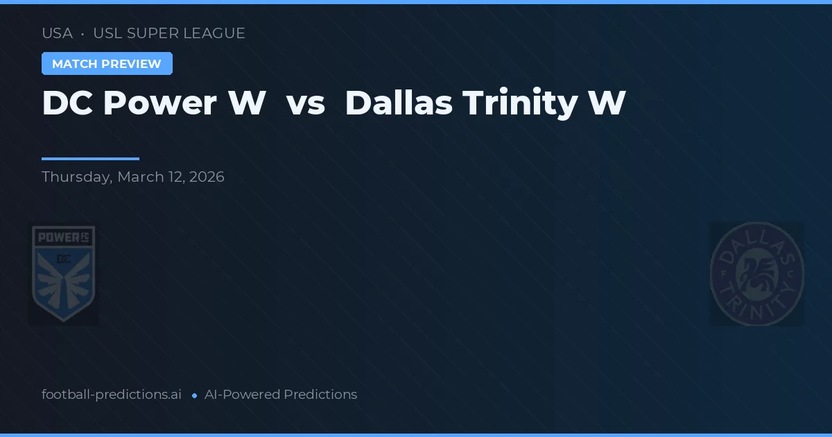 DC Power W vs Dallas Trinity W — hula at preview ng laban