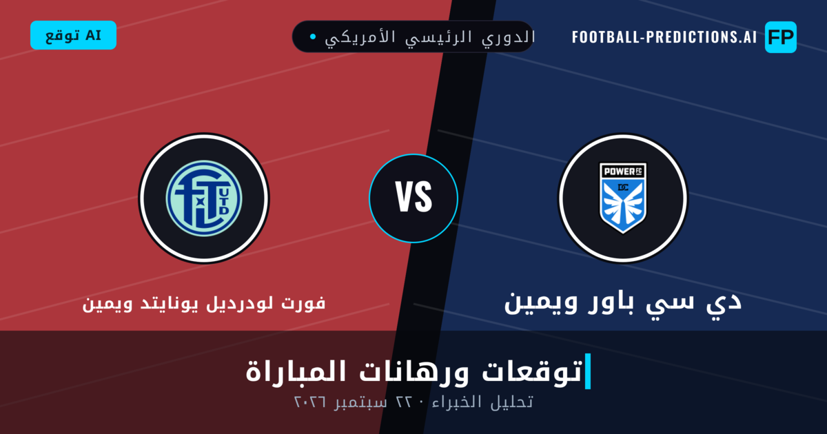 دي سي باور ويمين ضد فورت لودرديل يونايتد ويمين — توقعات ومعاينة المباراة