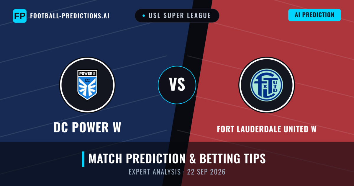 DC Power W vs Fort Lauderdale United W — match prediction & preview