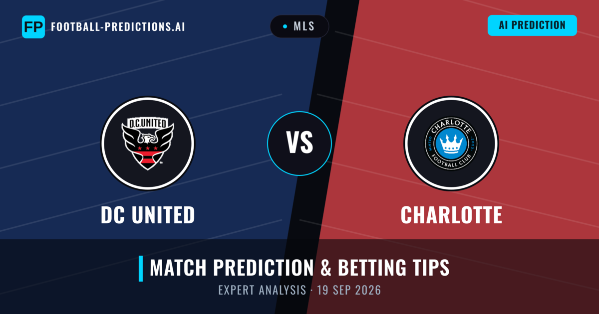 DC United vs Charlotte — match prediction & preview