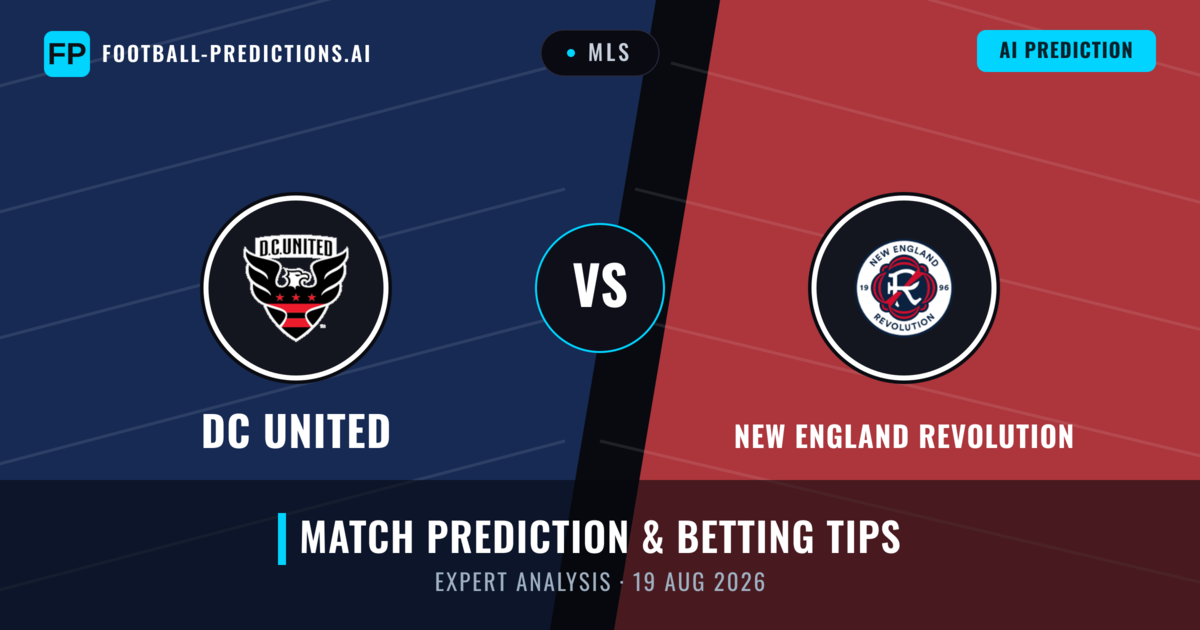 DC United vs New England Revolution — match prediction & preview