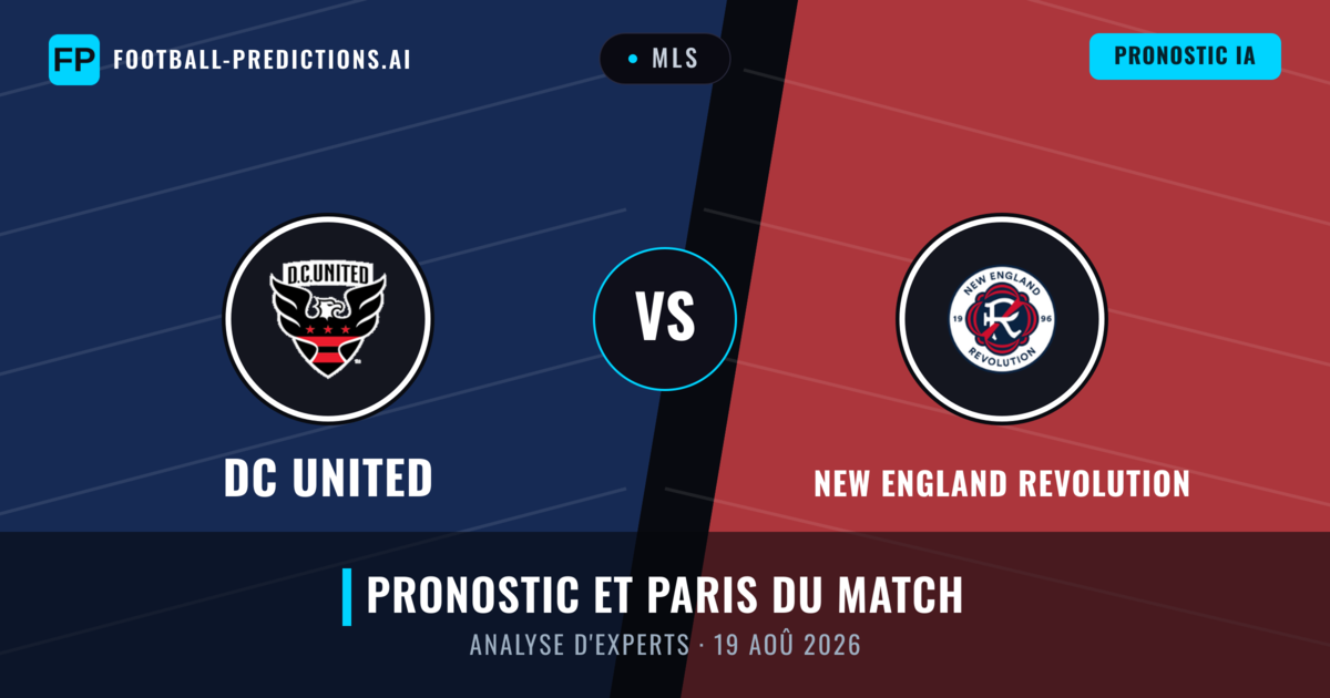 DC United vs New England Revolution — pronostic et avant-match