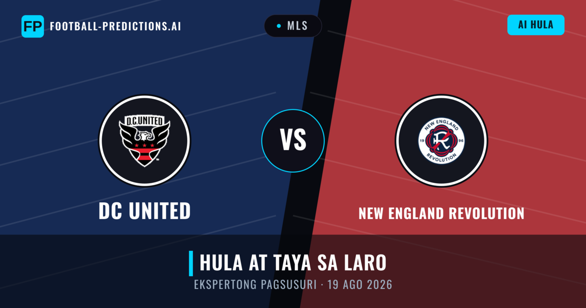 DC United vs New England Revolution — hula at preview ng laban