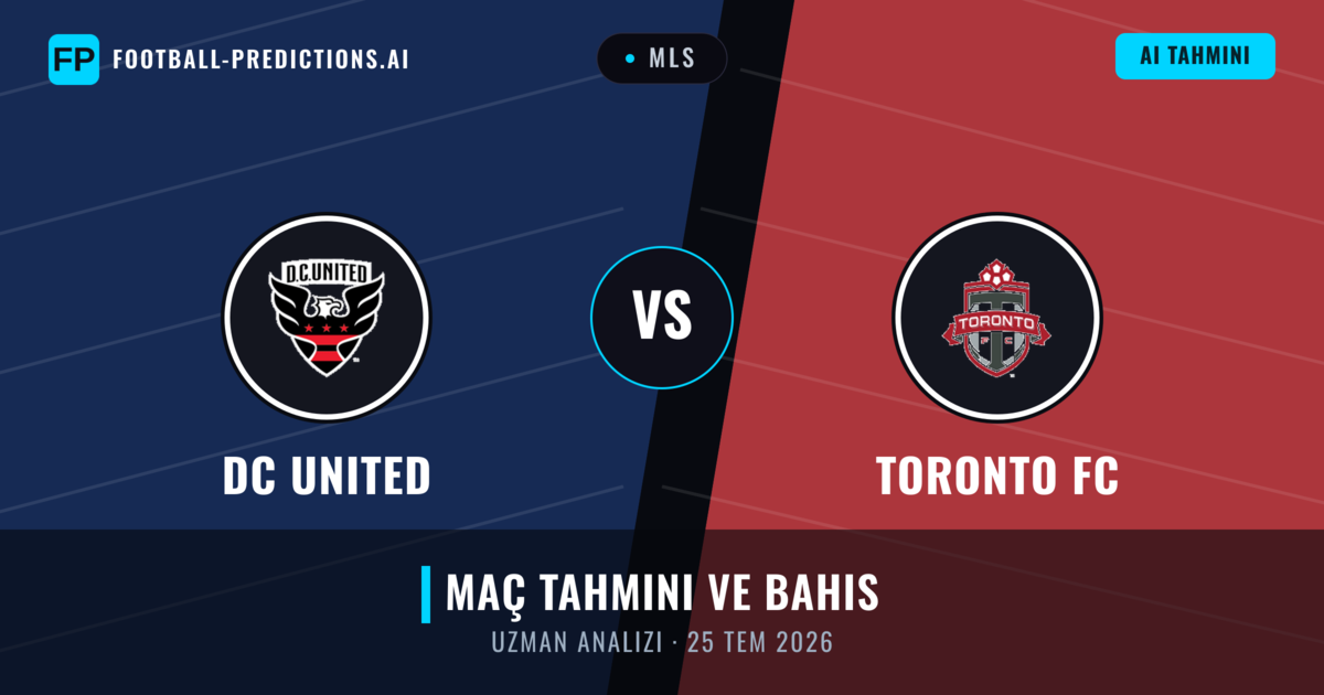 DC United - Toronto FC — maç tahmini ve önizleme
