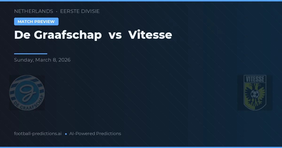 De Graafschap vs Vitesse — pronostico e anteprima del match