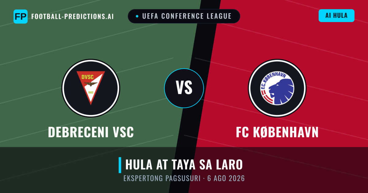 Debreceni VSC vs FC København — hula at preview ng laban