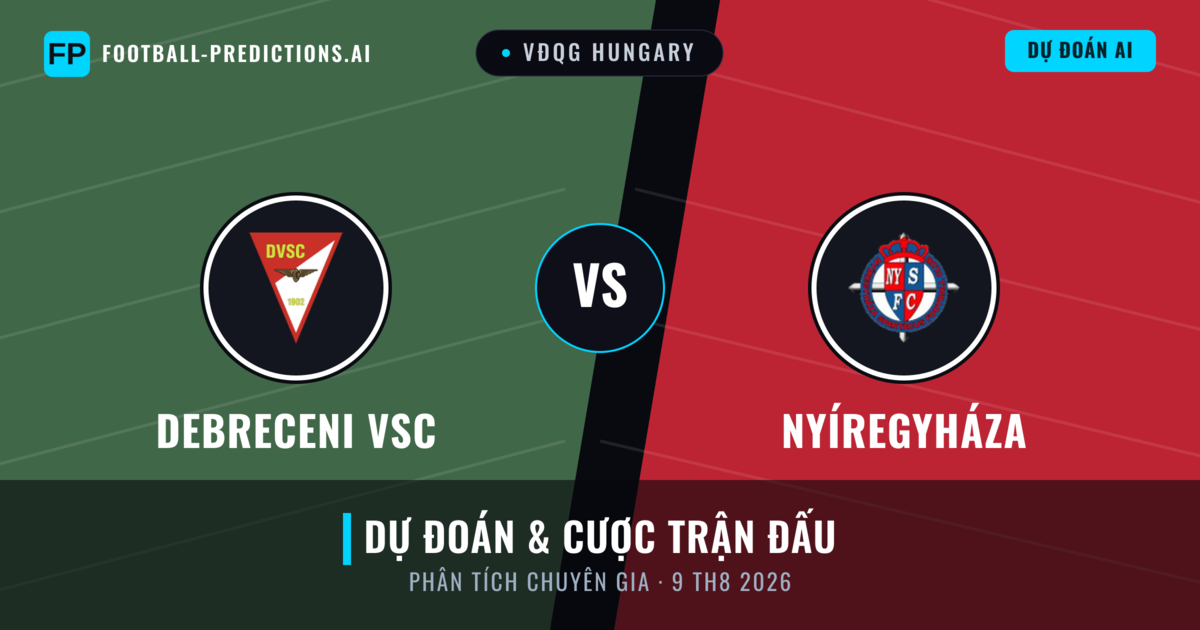 Debreceni VSC vs Nyíregyháza — dự đoán và xem trước trận đấu