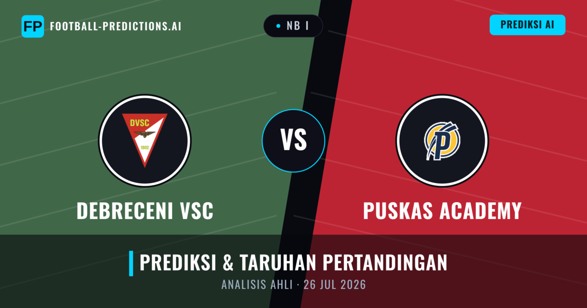 Debreceni VSC vs Puskás Akadémia — prediksi dan pratinjau pertandingan