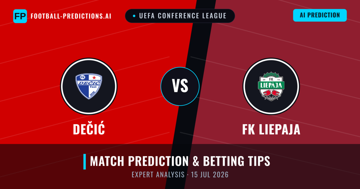 Dečić vs FK Liepaja — match prediction & preview
