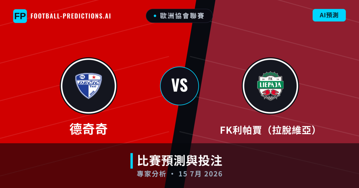 德奇奇 vs FK利帕賈（拉脫維亞） — 比赛预测和前瞻