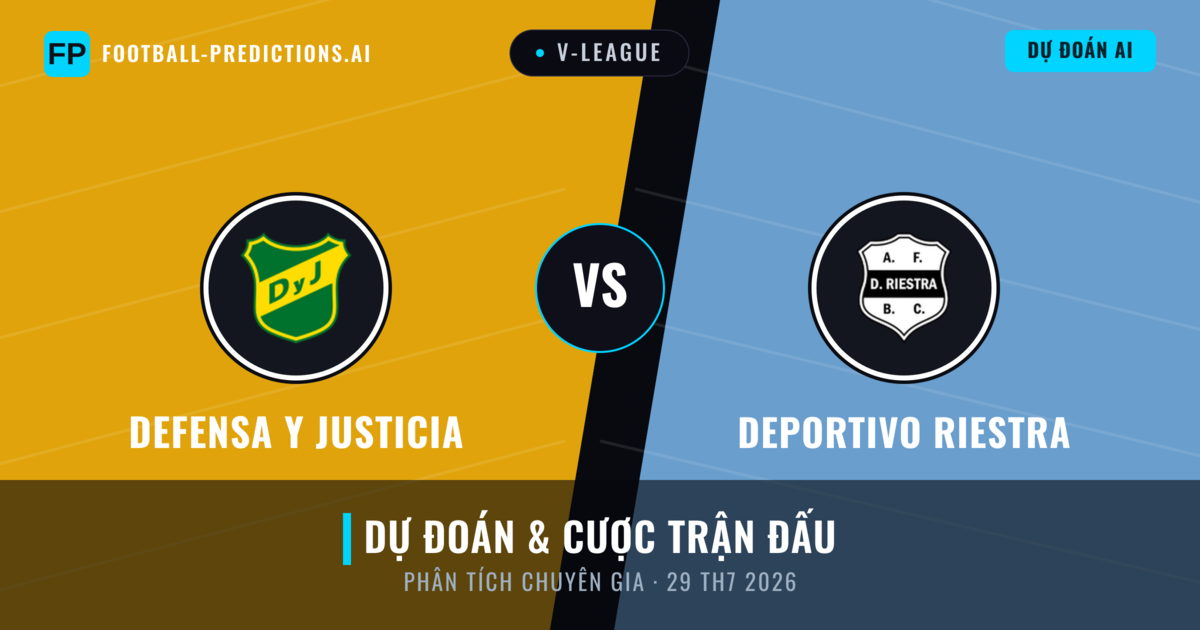 Defensa y Justicia vs Deportivo Riestra — dự đoán và xem trước trận đấu