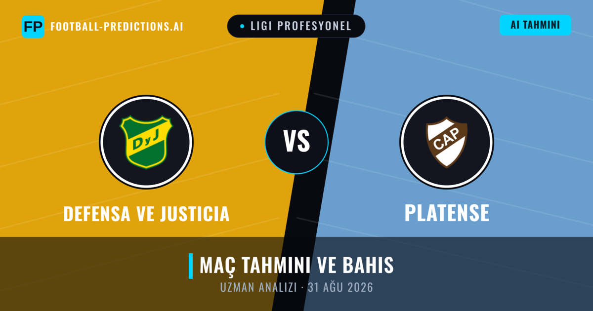 Defensa ve Justicia - Platense — maç tahmini ve önizleme