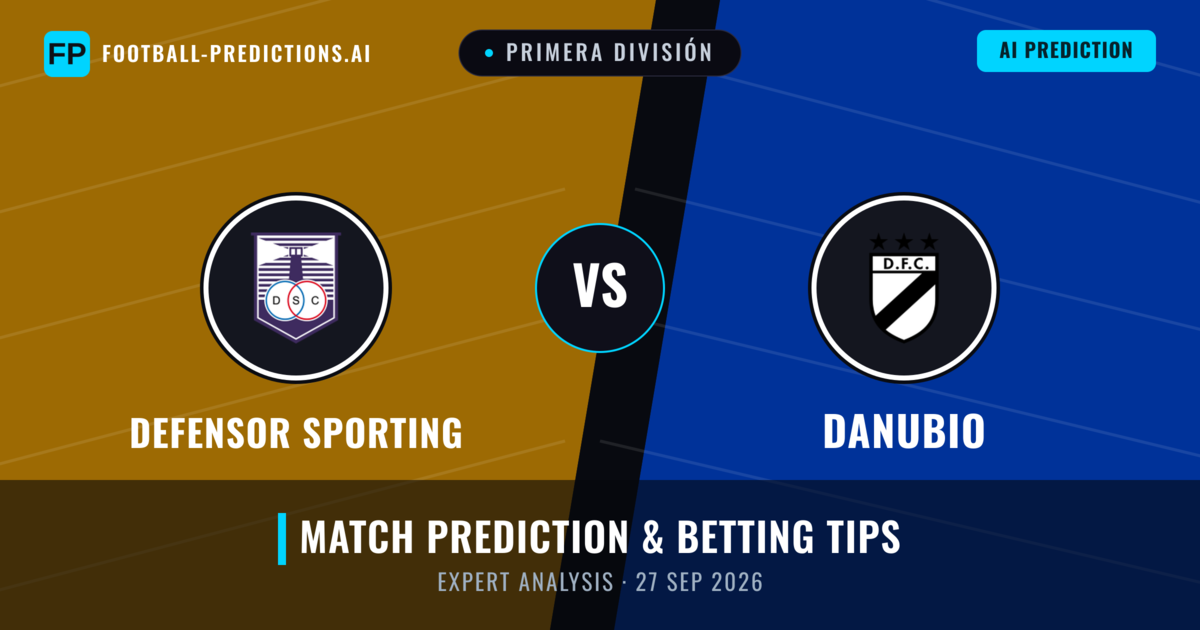 Defensor Sporting vs Danubio — match prediction & preview
