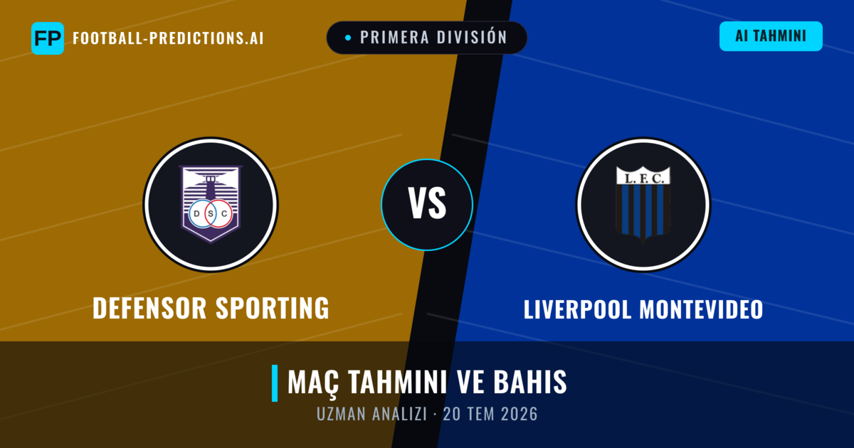 Defensor Sporting - Liverpool Montevideo — maç tahmini ve önizleme