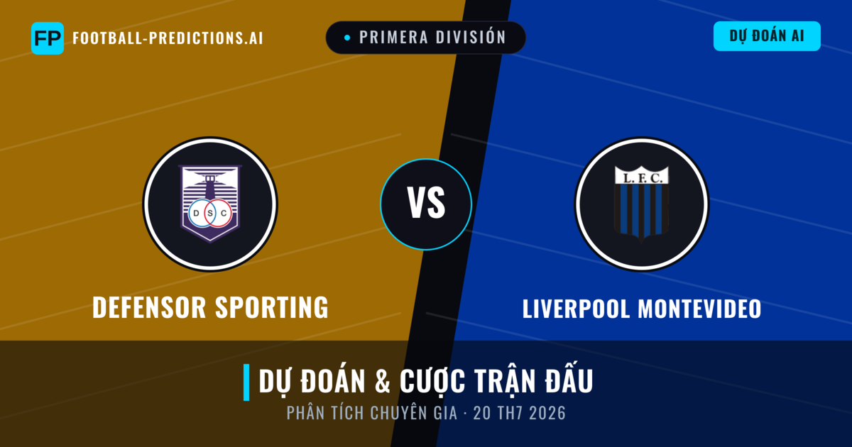 Defensor Sporting vs Liverpool Montevideo — dự đoán và xem trước trận đấu
