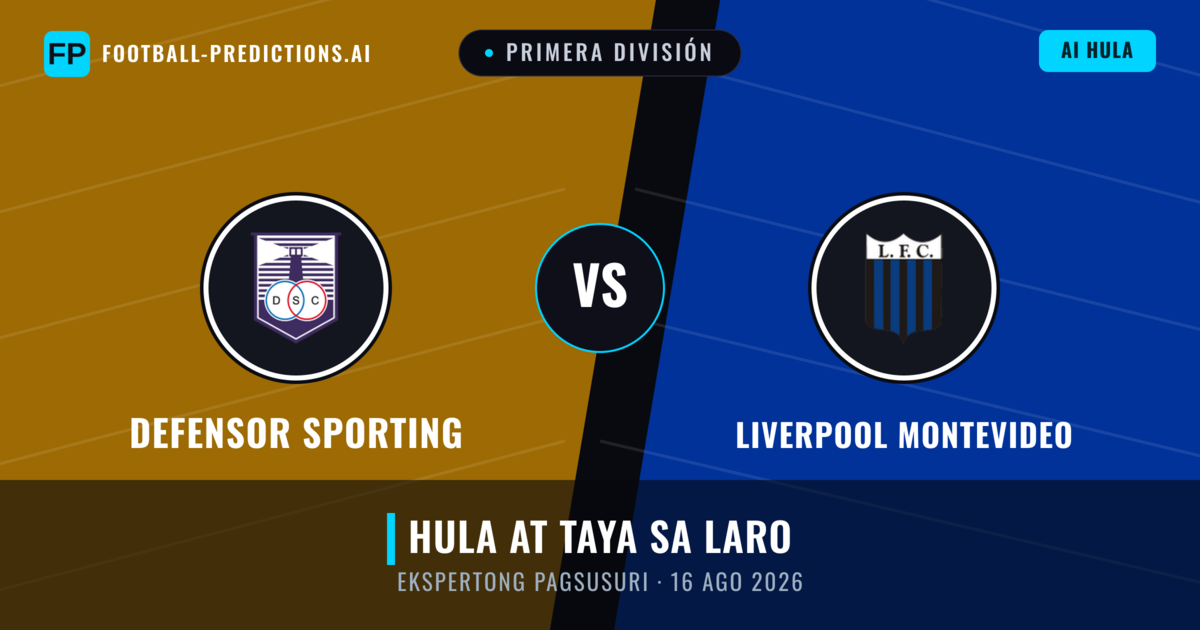 Defensor Sporting vs Liverpool Montevideo — hula at preview ng laban