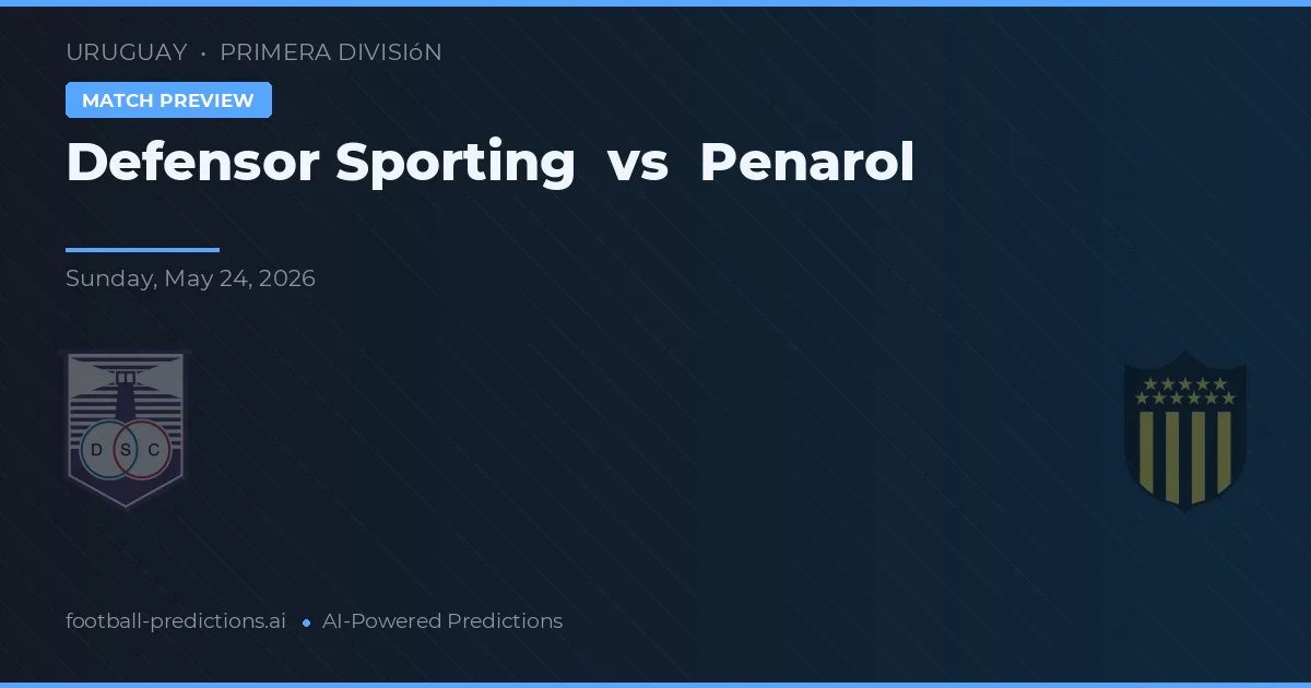 Defensor Sporting vs Penarol — pronostico e anteprima del match