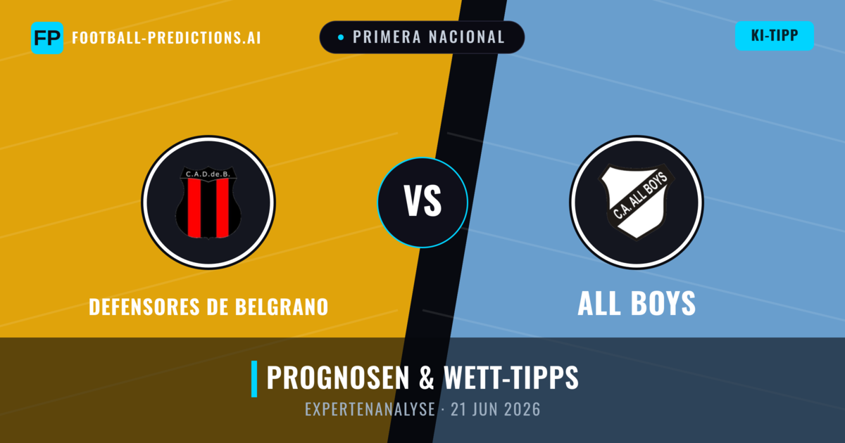 Defensores de Belgrano vs All Boys — Prognose und Spielvorschau