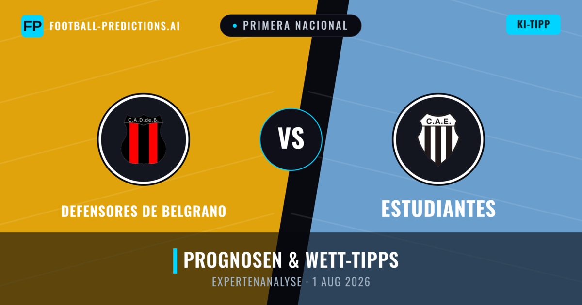Defensores de Belgrano vs Estudiantes — Prognose und Spielvorschau