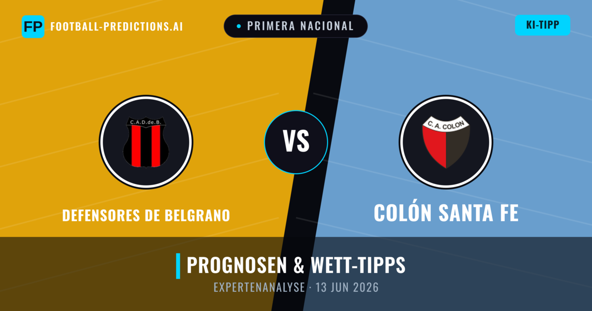 Defensores de Belgrano vs Colón Santa Fe — Prognose und Spielvorschau
