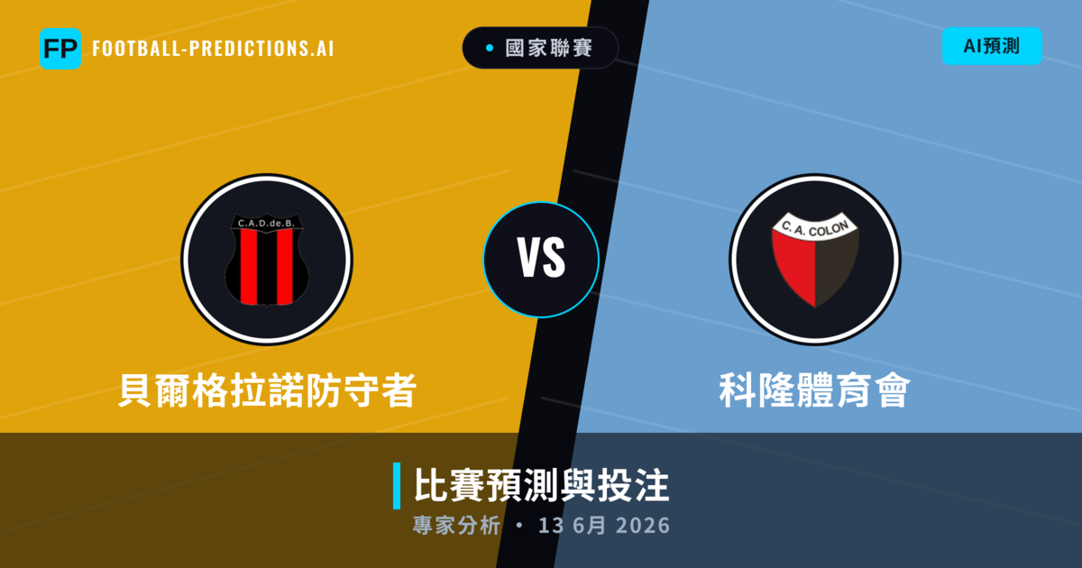 貝爾格拉諾防守者 vs 科隆體育會 — 比赛预测和前瞻