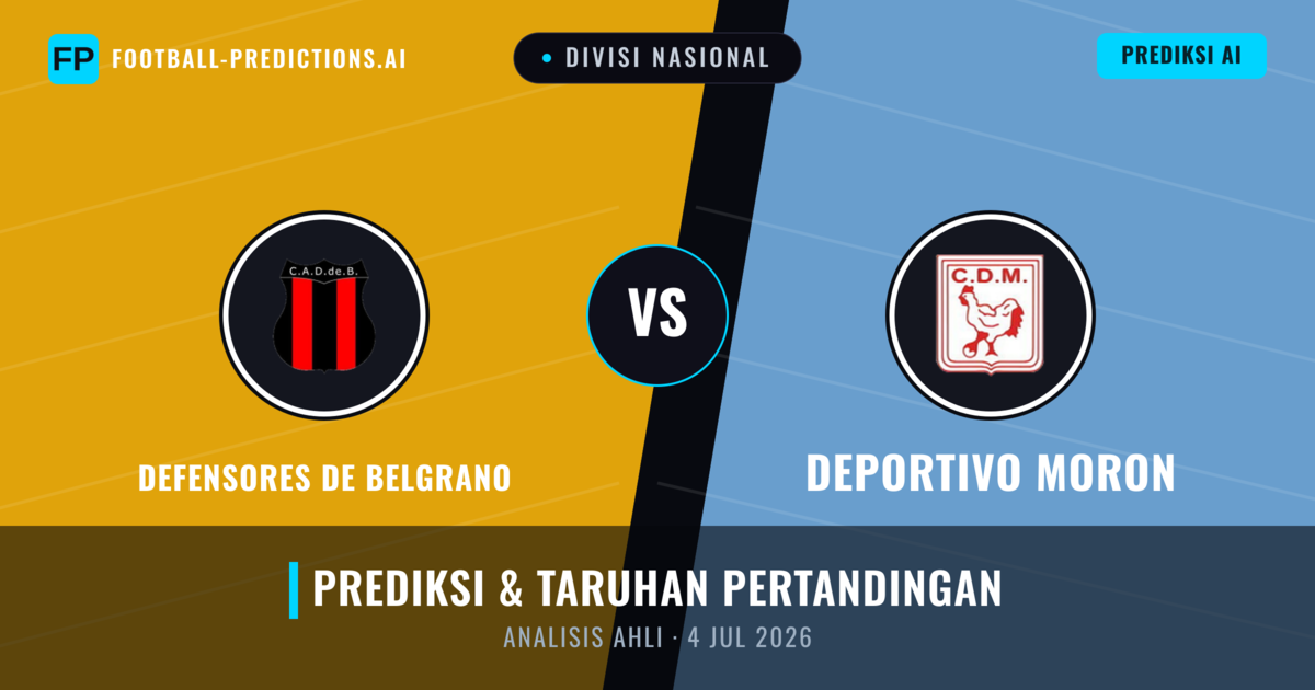 Defensores de Belgrano vs Deportivo Morón — prediksi dan pratinjau pertandingan