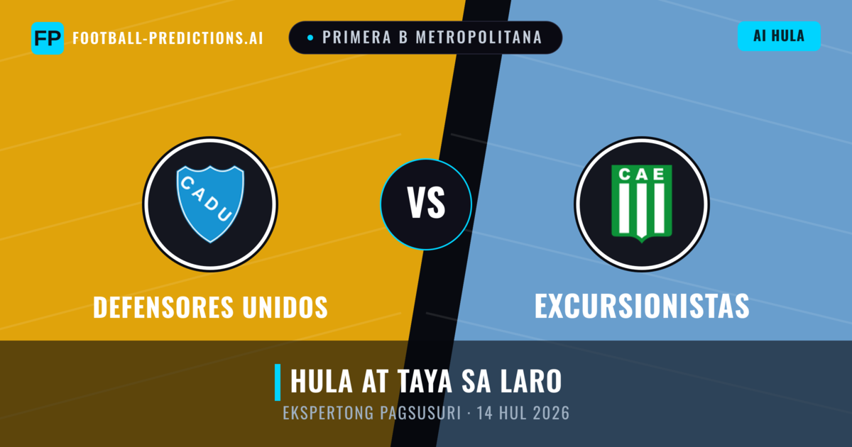 Defensores Unidos vs Excursionistas — hula at preview ng laban