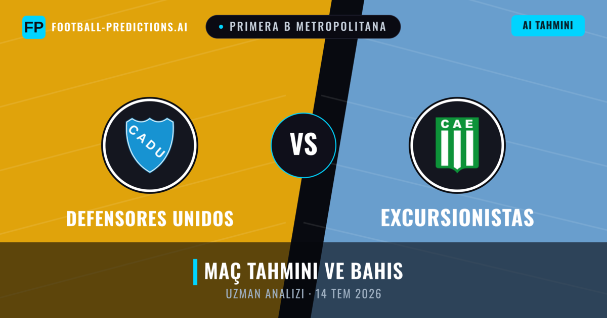 Defensores Unidos - Excursionistas — maç tahmini ve önizleme