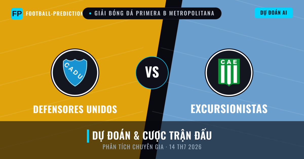 Defensores Unidos vs Excursionistas — dự đoán và xem trước trận đấu