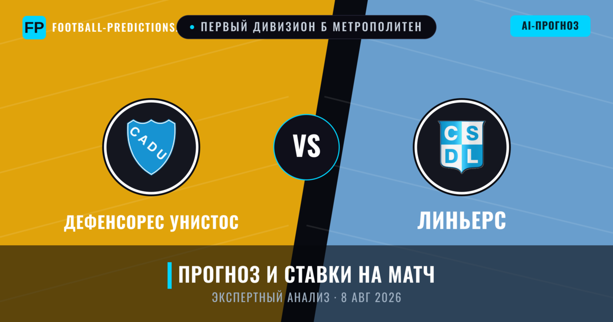 Дефенсорес Унистос – Линьерс — прогноз и превью матча