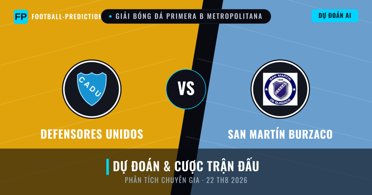 Defensores Unidos vs San Martín Burzaco — dự đoán và xem trước trận đấu