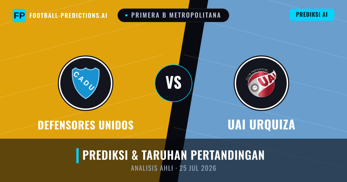 Defensores Unidos vs UAI Urquiza — prediksi dan pratinjau pertandingan