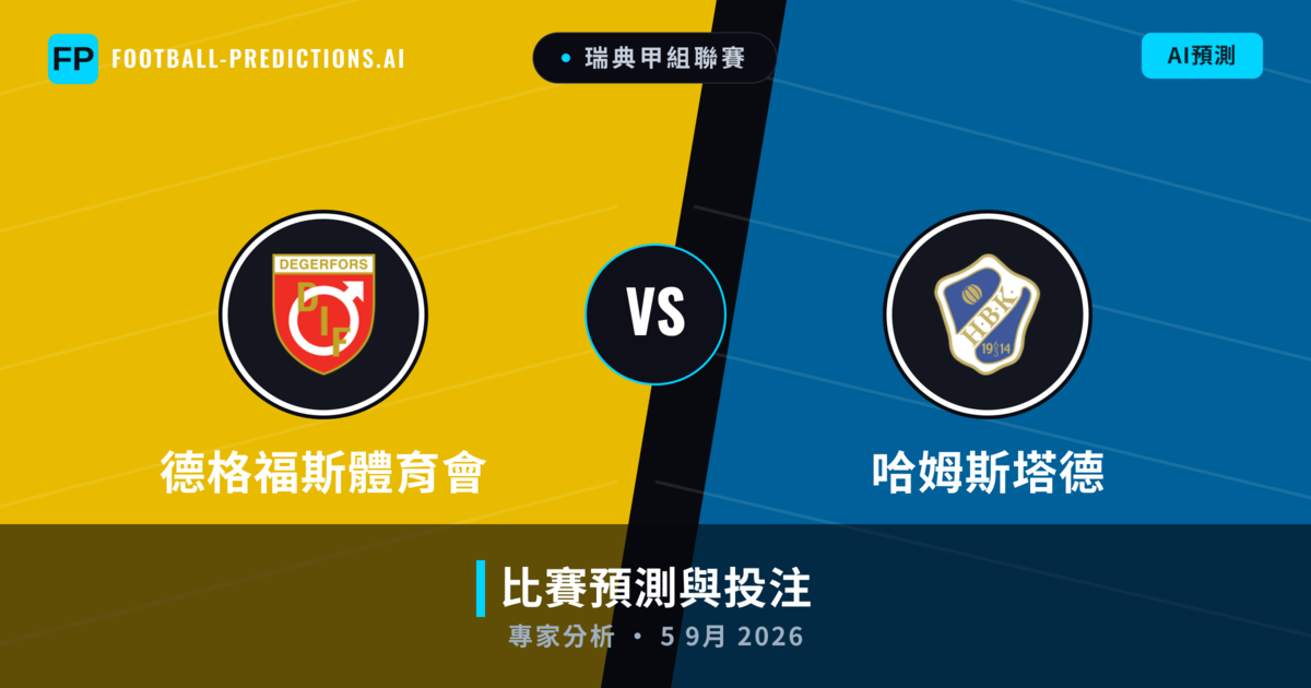 德格福斯體育會 vs 哈姆斯塔德 — 比赛预测和前瞻