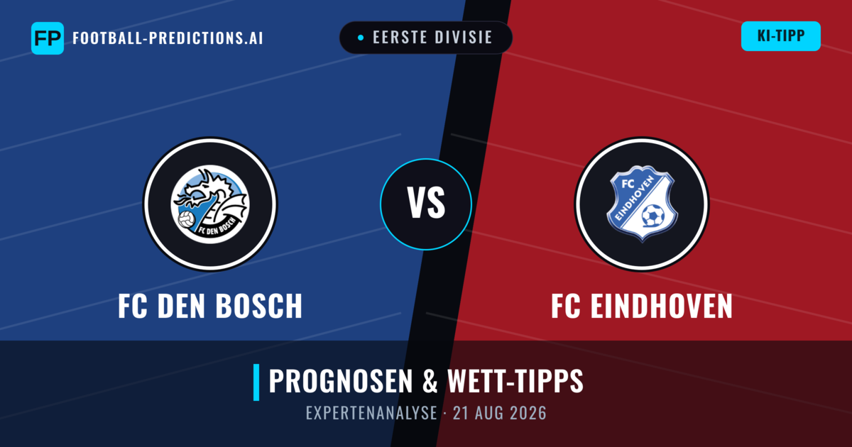 FC Den Bosch vs FC Eindhoven — Prognose und Spielvorschau