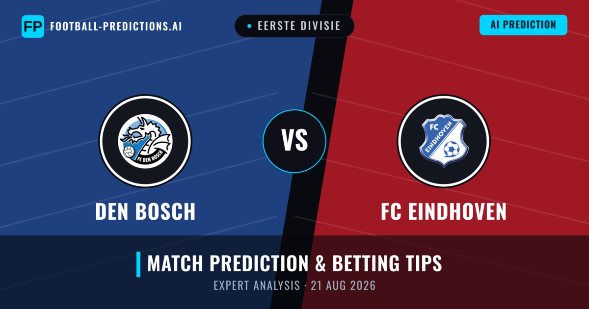 Den Bosch vs FC Eindhoven — match prediction & preview