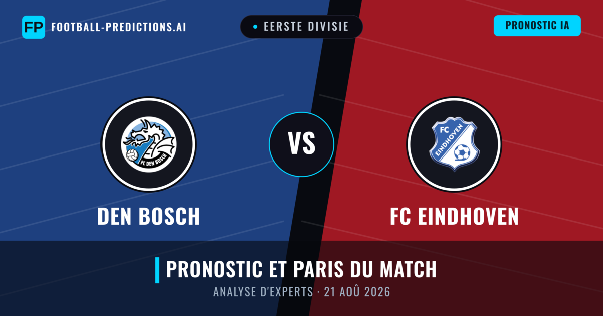 Den Bosch vs FC Eindhoven — pronostic et avant-match