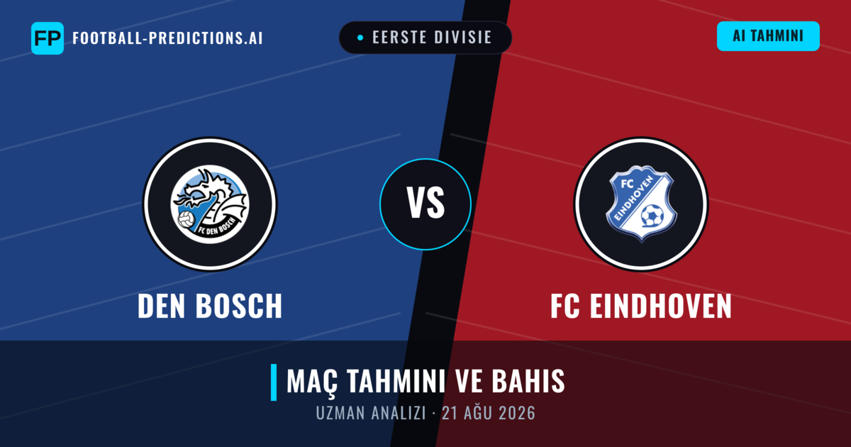 Den Bosch - FC Eindhoven — maç tahmini ve önizleme