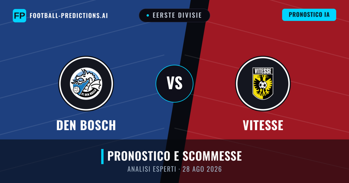 Den Bosch vs Vitesse — pronostico e anteprima del match