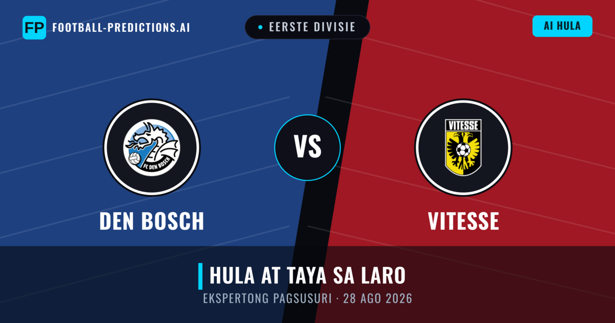 Den Bosch vs Vitesse — hula at preview ng laban