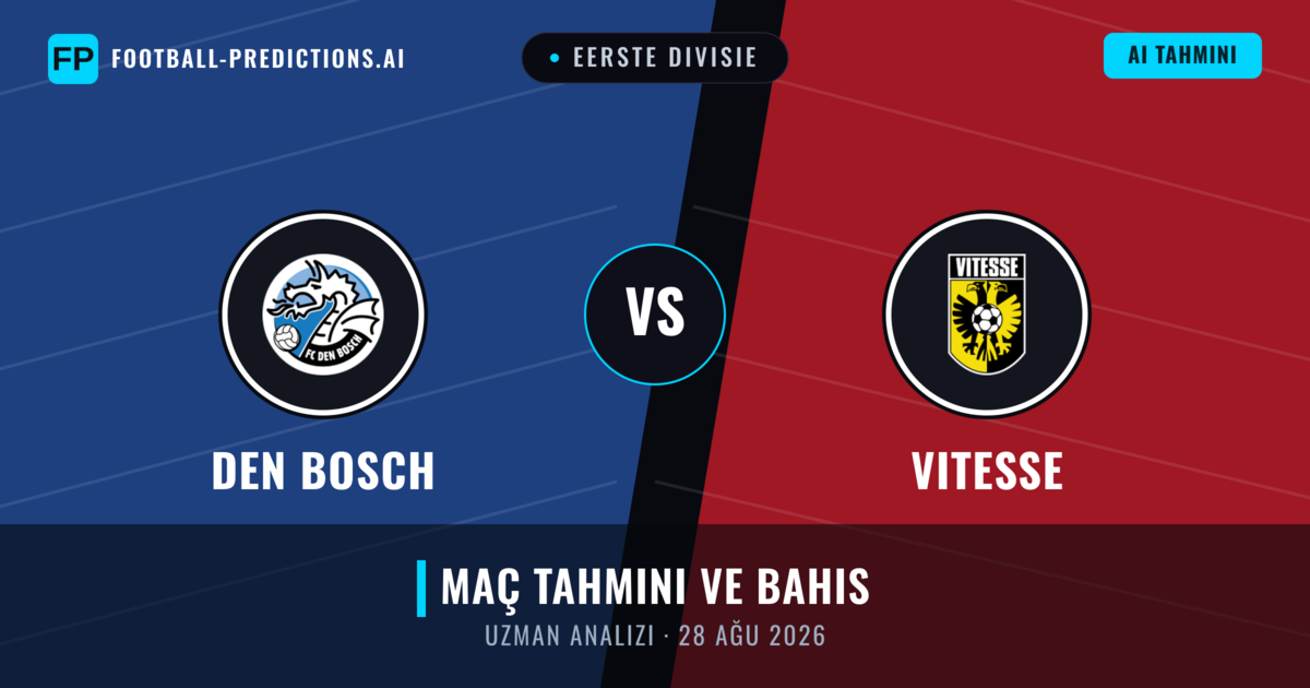 Den Bosch - Vitesse — maç tahmini ve önizleme