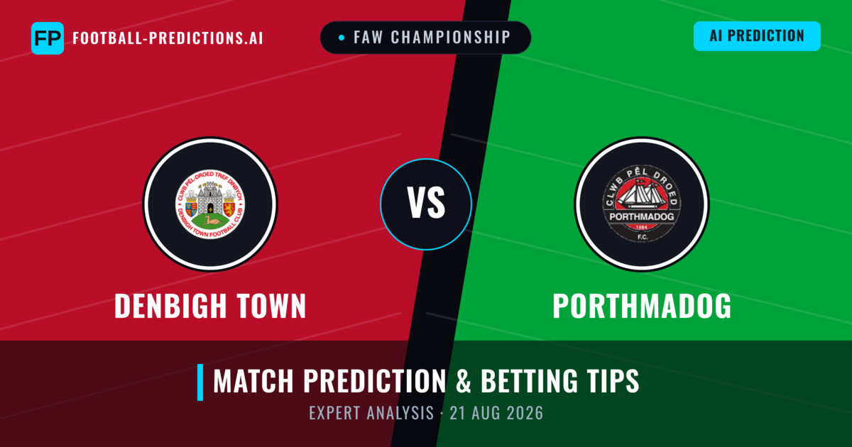Denbigh Town vs Porthmadog — match prediction & preview
